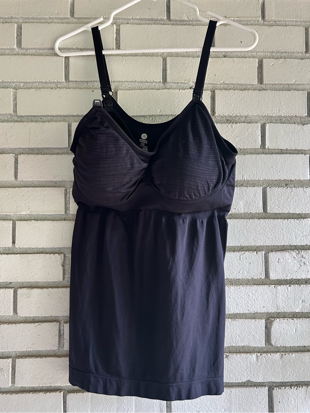 Kindred Bravely Sublime Hands-Free Pumping & Nursing Tank Black XL